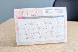 PPケースタイプ オリジナルデザインカレンダー部分